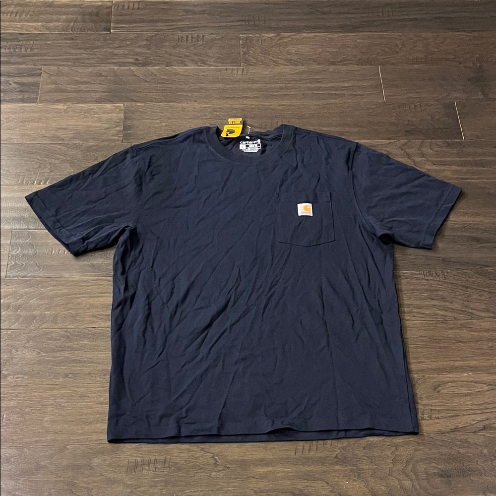 Carhartt Loose Fit Heavyweight Pocket T Shirt K87 new navy blue Mens Size Large